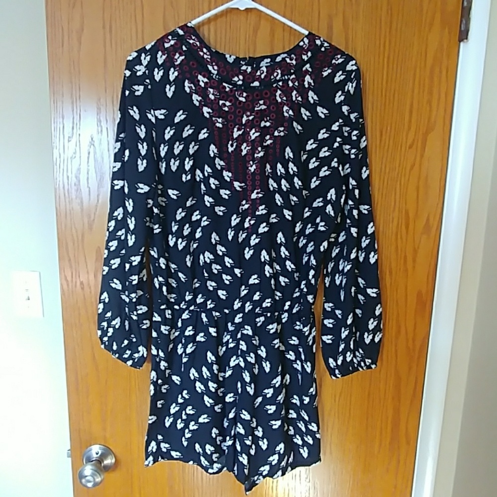 NWT Anthropologie Romper with side pockets
